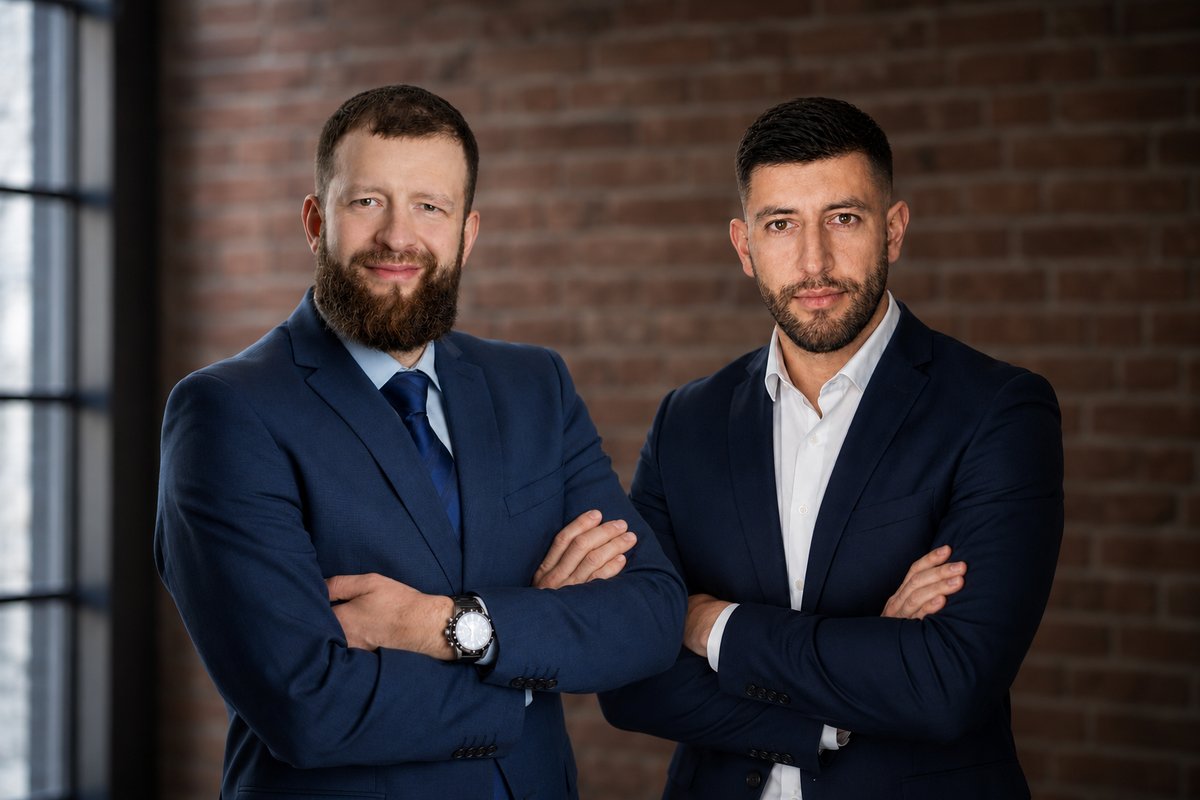 Patrick Devosse und Grygoriy Ogorinskyy, Geschäftsführer der SecureStay Solutions UG